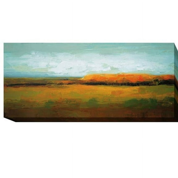Artistic Home Gallery 1224AM545CG Drivescape by Peter Colbert Premium Gallery-Wrapped Canvas Giclee Art - Ready to Hang, 12 x 24 x 1.5 in.