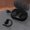 Black, variant on Oggfader Wireless Earbuds Long Tolerance Wireless Earphones With High Appearance Value Leather Patterned Bluetooth Earphones Ear Hanging Low Latency Gaming Earphones White