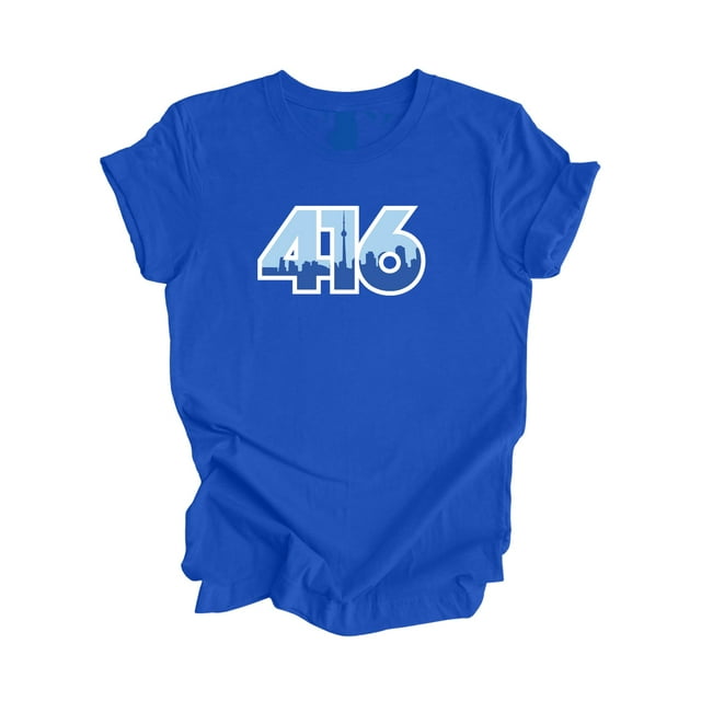 416 Toronto Ontario Canada Code Régional Skyline de la Ville Cadeau - T-Shirt Unisexe - Inspired X
