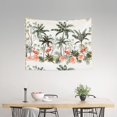thumbnail image 2 of Kdxio Flamingo Palm Trees Wall Hanging Tapestries Banner For Bedroom College Dorm Home Living Room Party Decor 29X37 In, 2 of 8