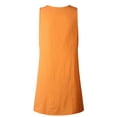 thumbnail image 4 of Robe Mini Décontractée pour Femmes Boho Sans Manches Col Rond Tunique de Fête Hauts Longs Amples Boutons Robes de Plage d'Été Vacances, 4 of 5