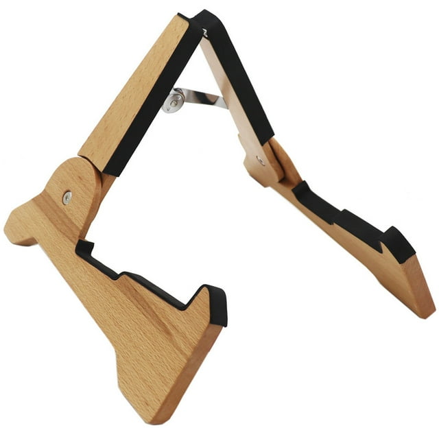 Miangastore Light Brown Guitar Display Stand with Foldable Design for Synthetic Material Durability and Portability 7.5 inches