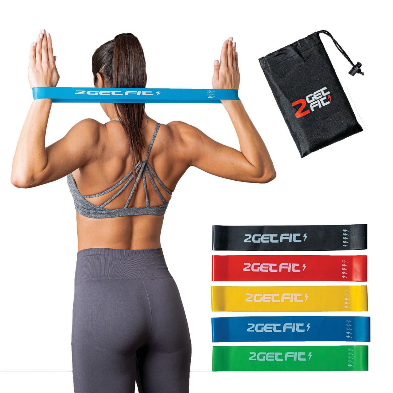Details about   HOMZEE 5 Resistance Bands Loop Workout Legs Exercise CrossFit Fitness Yoga Booty 