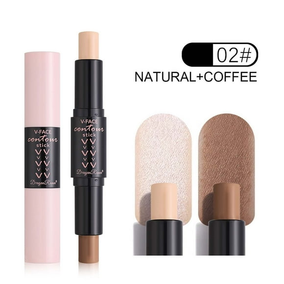 TopLLC Double Head Shaped Beauty Stick, Integrated Double Head Beauty Cream Light Stick eyeshadow eyeshadow