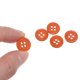 thumbnail image 4 of Uxcell 50Pcs 20L Botones de Coser 1/2" (12.5mm) Redondos Planos de Resina de 4 Agujeros para Coser Ropa DIY, Naranja, 4 of 5