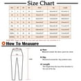 thumbnail image 3 of Jxximdong Pants for Women Women's Vintage Flower Daisy Print Casual Wide Leg Pants Yellow XXXXXL Trousers, 3 of 4