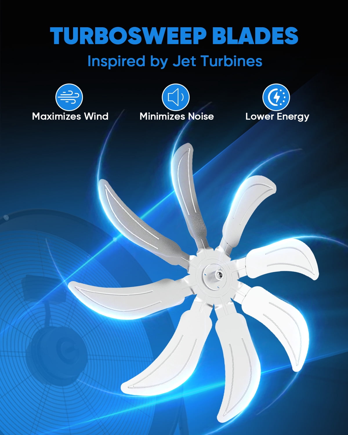 Ken Brown Industrial Drum Fan 24" 3-Speed High Velocity Heavy Duty 8-Blade 360° Tilt 9500 CFM Electric Household Fan
