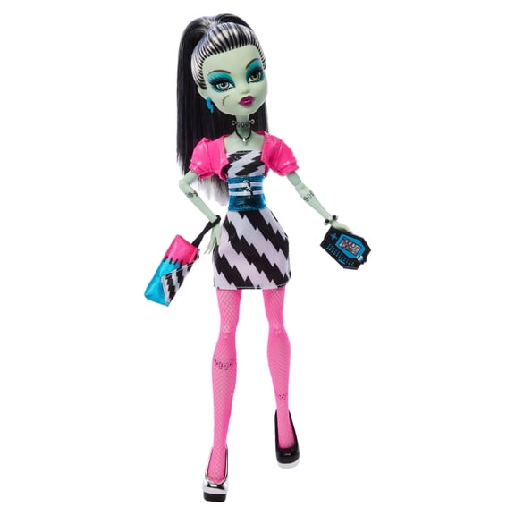 Monster High Dawn of the Dance Frankie Stein Reproduction Doll with Photos and Invite Accessories