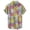 a-89Dark Gray22, variant on Mens Point Collar Vintage Pineapple Print Short Sleeve Shirt Loose Fit Lightweight Breathable Summer Holiday Casual Button Down Shirts Stylish Top XXL