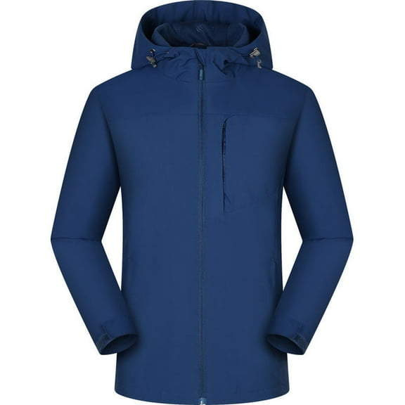 Black_Friday Deals Dianli Women Coats and Jackets Sale Clearance Long Sleeve Rain Jacket Outdoor Casual Fashion Loose Cozy Solid Rain Jacket Outdoor Hooded Raincoat Windproof Top Gift on Clearance