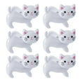 thumbnail image 1 of 6 Pcs Pinces à Linge Coupe-Vent en Forme de Chat Pinces à Serviettes en Fer Pinces de Fixation pour Vêtements Dessin Animé, 1 of 6