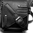 thumbnail image 3 of ZPAQI Steampunk Waist Bag Gothic Retro Motorcycle Leather Bags Crossbody Shoulder Packs Thigh Leg Pouch Travel Purse, 3 of 15