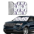 thumbnail image 3 of Kdxio Lavender Flowers Print Front Windshield Sun Shade,Folding Auto Sunshade for Car Truck SUV-Medium, 3 of 7