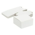 thumbnail image 1 of Cajas de regalo Uxcell con tapas, 15 Pcs 10x10x5 cm Cajas de papel Kraft blancas, 1 of 7