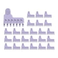 thumbnail image 3 of BELOVING Hair Root Curling Clips Accessory Practical Adults Home Use Hair Salon Tools 25pcs L 3.1cmx4.1cm, 3 of 9