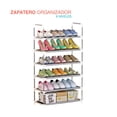 thumbnail image 1 of Zapatera Organizador Tubular 6 Niveles Resistente Portatil Elly Decor FK-M20P5-BK, 1 of 7