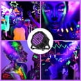 thumbnail image 3 of 4pcs 36W UV Blacklight 36 LEDs Par Stage Lighting with 1 Remote Controller for Disco Party Club KTV Wedding, 3 of 5