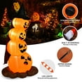 thumbnail image 4 of Gymax 7ft Inflatable Pumpkin Combo Halloween Decoration w/ Built-in LED Lights, 4 of 6