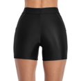 thumbnail image 5 of Women's Swimsuit Bottom Stretchy Fitness Board Short with Pockets Swim Trunk, 5 of 5