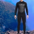 thumbnail image 3 of Traje de neopreno de 3 mm de primera calidad para hombres y niñas, traje de buceo con cremallera completa, protección contra sarpullidos para buceo L hombre Cola Traje de buceo, 3 of 8