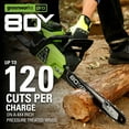 thumbnail image 3 of Greenworks PRO 80V 18-Inch Chainsaw + Blower, 2.0 AH Battery and Charger Included, 3 of 11