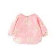 thumbnail image 3 of One opening Baby Waterproof Bibs with Long Sleeve Infant Cartoon Washable Feeding Apron 0-4 Years, 3 of 6