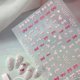 thumbnail image 3 of Calcomanías para Uñas BMKKOT 5D en Relieve con Lazo Rosa para San Valentín, 3 of 7