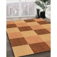 thumbnail image 3 of Ahgly Company Machine Washable Indoor Rectangle Transitional Orange Area Rugs, 7' x 9', 3 of 7