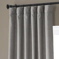 thumbnail image 3 of Signature Destination Slate Faux Linen Blackout Curtain (1 Panel), Destination Slate, 50W X 120L, 3 of 6