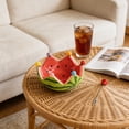 thumbnail image 7 of Hmgxay Watermelon Fruit Platter, Cute Ceramic Fruit Serving Tray for Living Room, Colorful Fruit Holder for Tea Table, Decorative Fruit Bowl for Home Use, 7 of 7