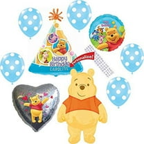 Winnie The Pooh Party Supplies Personalized Birthday Balloon Bouquet Decorations