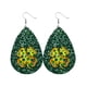 thumbnail image 2 of Pendientes para mujer, regalos para mujer, pendientes de San Patricio, pendientes de sombrero verde geométrico irlandés, joyería para mujer, pendientes de moda., 2 of 2