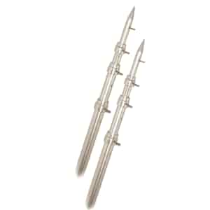 - The Amazing Quality Rupp Top Gun Telescoping Outrigger Poles - Aluminum/Silver - 18'