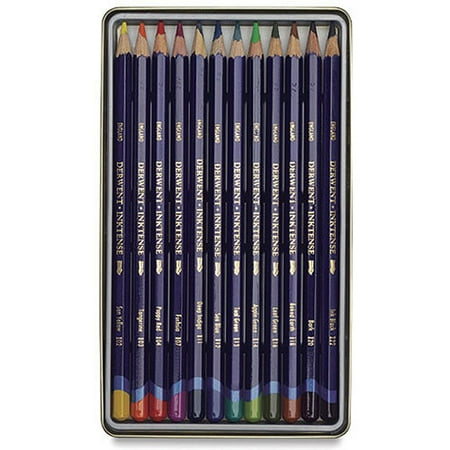 Inktense Pencils Set - Derwent Inktense Pencils, 12/pkg
