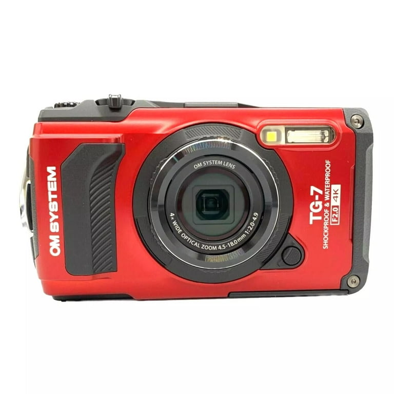 オリンパス OLYMPUS OM SYSTEM Tough TG-7 830 Olympus OM SYSTEM Tough TG-7 Digital Camera (Red) V110030RU000
