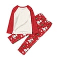 thumbnail image 6 of Family Matching Christmas Pajamas Set, Raglan Long Sleeve 2-Piece PJs for Family Members of All Ages, Christmas Printed Soft Holiday Loungewear for Xmas Photoshoot, 6 of 6
