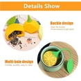 thumbnail image 2 of Juego de 2 infusores de té, difusor de filtro de limón, colador de silicona para té suelto para diferentes tazas y hojas, 2 of 5