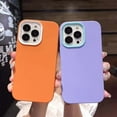 thumbnail image 5 of WDAIDJ Luxury 3 in 1 Solid Color Detachable Case For iPhone 15 14 13 12 11 Pro Max 7 8 plus xs max Mini Quakeproof Soft Silicone Cover, 5 of 7