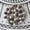F003- Style C, variant on Felt Wool Ball, 8 In, Pom Pom Construction, Coaster, Trivet, Non Slip Mat, Heat Mat, Countertop Protector, Handmade Kitchen, Neutral Shades, 1 Pc