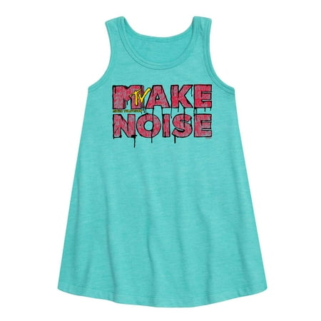 

MTV Logo - Make Noise - Toddler and Youth Girls A-line Dress