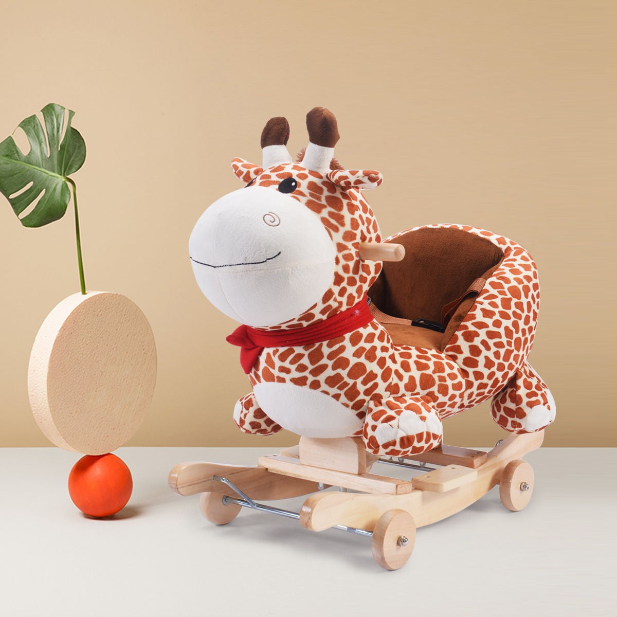 baby rocking giraffe