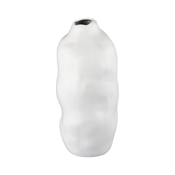 Elk Home 10-Inch Wide Elias Vase - Jar - Bottle, Contemporary, White