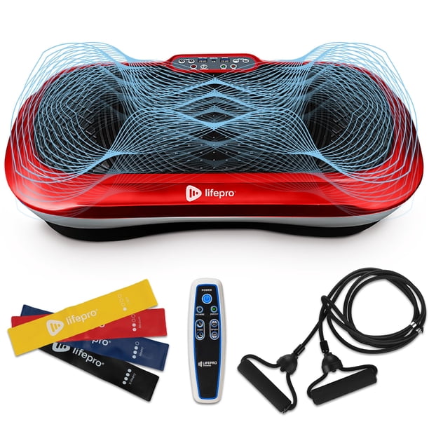 Máquina de ejercicios con placa vibratoria LifePro Waver y accesorios