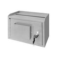 thumbnail image 1 of FixtureDisplays® Metal Wall-Mountable Interoffice Mailbox Donation Box 10x7.2x3" 15211, 1 of 7