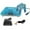 Ice Blue, variant on Restored Nintendo 64 N64 Game System with 2 Pack Retrofam N64 Controller Black & Gray (Refurbished)