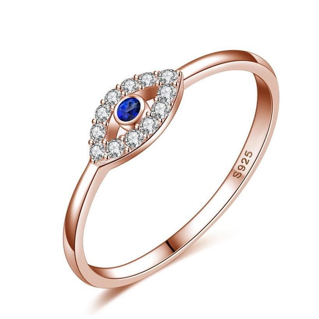Anillo de moda de ojo de diablo de plata esterlina S925, adecuado para ocasiones, diseño único, sugerencias a juego, moda de vanguardia