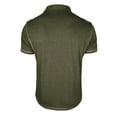 thumbnail image 5 of Kakii Men's Short Sleeve Polo Shirts Casual Summer Classic Collared Golf Shirt with Pocket, 5 of 6