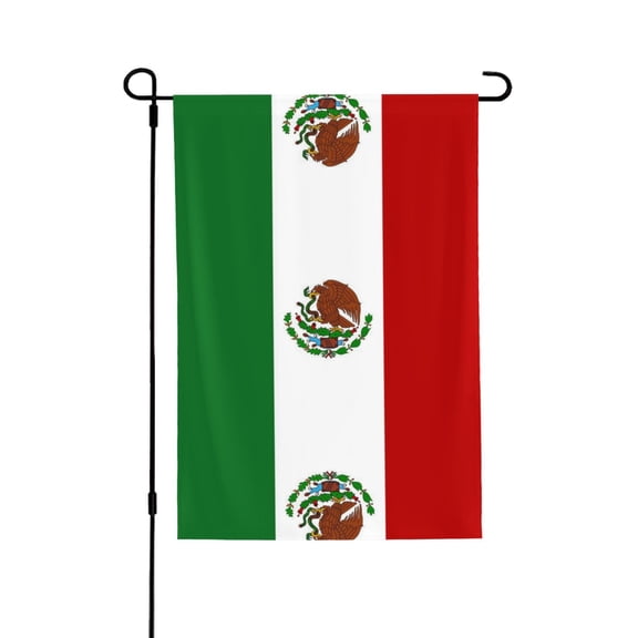 Mexican-Flag House Flag 28 X 40 Inch Garden Flag Decorative House Yard Double Sided Flag For Decoration