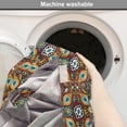 thumbnail image 6 of Traditional Dog Crate Cover, Folk Funky Pattern with Eastern Bohemian Gypsies Funky Retro Effects, Easy to Use Pet Kennel Cover for Medium Large Dogs, 35" x 23" x 27", Multicolor, by Ambesonne, 6 of 6