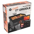 thumbnail image 5 of Blackstone Adventure Ready Outdoor Griddle, Single Burner 17" Propane Flat Top Grill, Black, 5 of 5